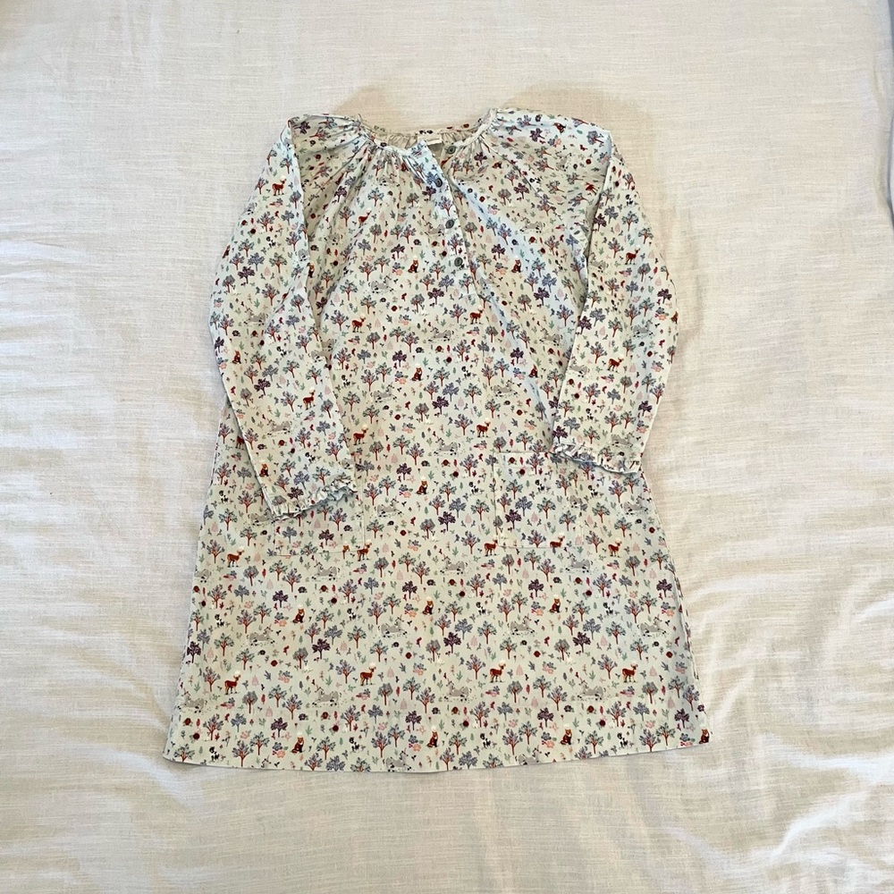 Egg by Susan Lazar 8Y Corduroy Print Dress